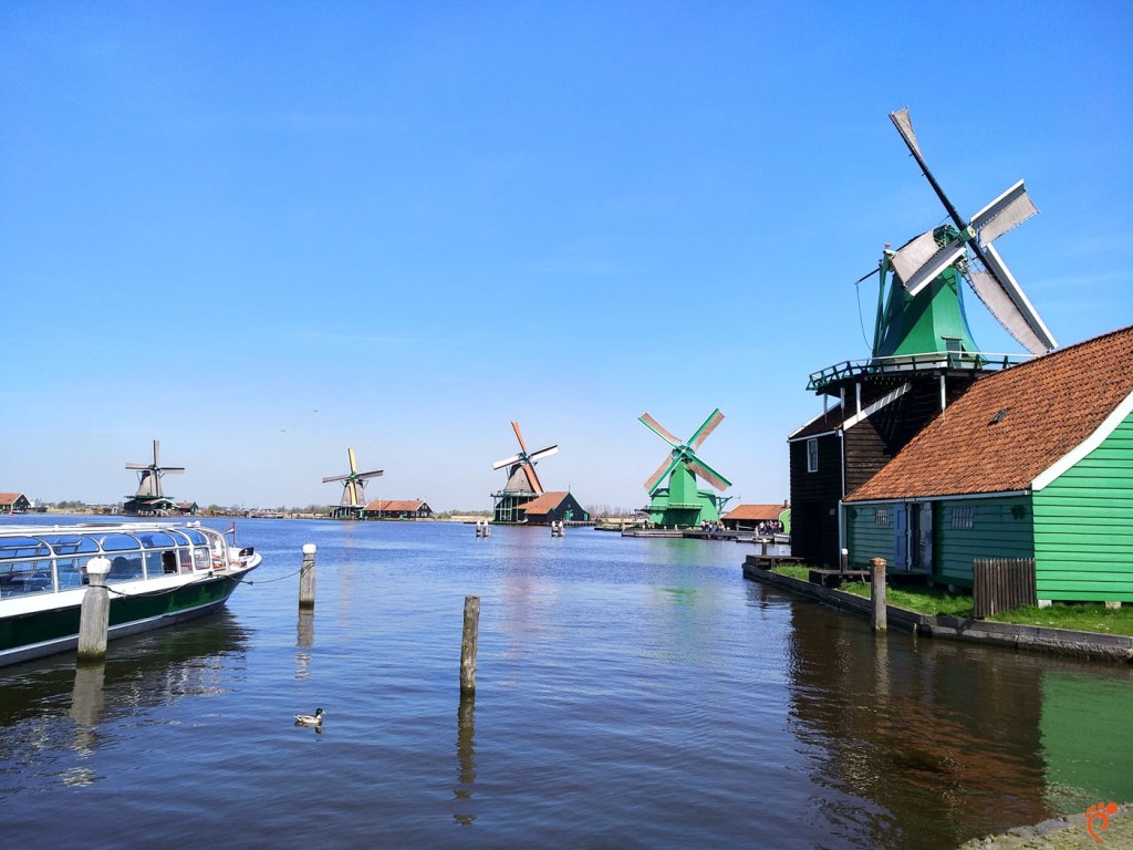 Мелниците на Zaanse Schans, Нидерландия